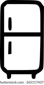 Frigorífico Aparelho Ícone linha clip art 