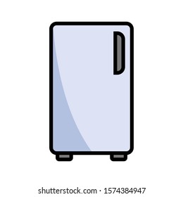 refrigerator - kitchen icon vector design template