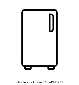 refrigerator - kitchen icon vector design template