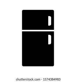 refrigerator - kitchen icon vector design template