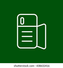 refrigerator line icon