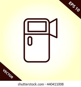 refrigerator line icon