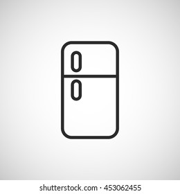 refrigerator line icon