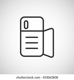 refrigerator line icon