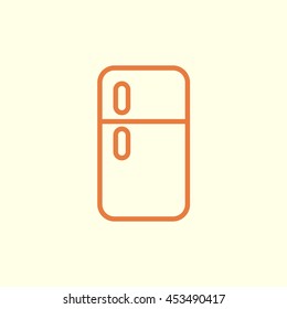 refrigerator line icon