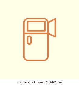 refrigerator line icon
