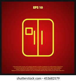 refrigerator line icon