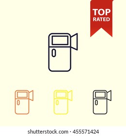 refrigerator line icon
