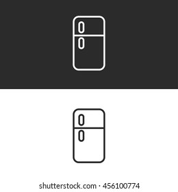 refrigerator line icon