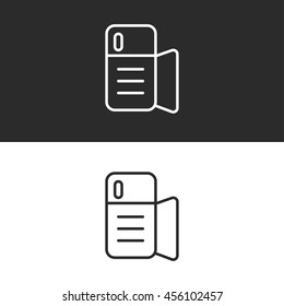 refrigerator line icon