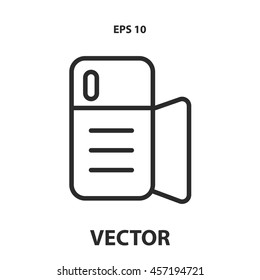 refrigerator line icon
