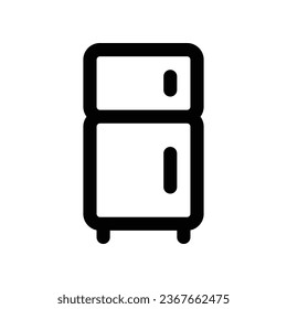 refrigerator line icon. vector icon for your website, mobile, presentation, and logo design.