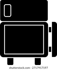 Línea de refrigerador Vector Icon Design