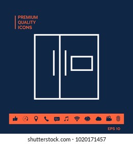 Refrigerator linear icon
