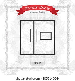 Refrigerator linear icon