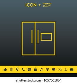 Refrigerator linear icon
