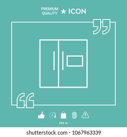 Refrigerator linear icon