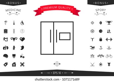 Refrigerator linear icon