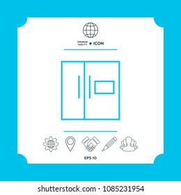 Refrigerator linear icon