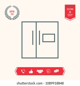 Refrigerator linear icon