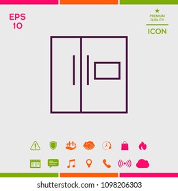Refrigerator linear icon