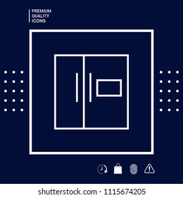 Refrigerator linear icon