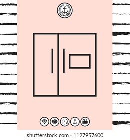 Refrigerator linear icon