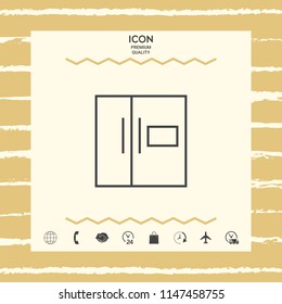 Refrigerator linear icon