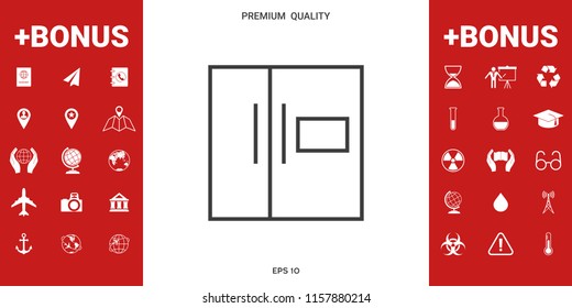 Refrigerator linear icon