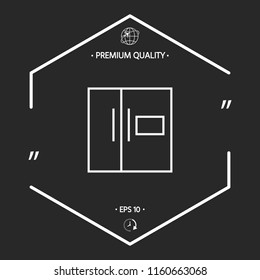 Refrigerator linear icon