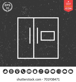 Refrigerator linear icon