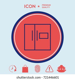 Refrigerator linear icon