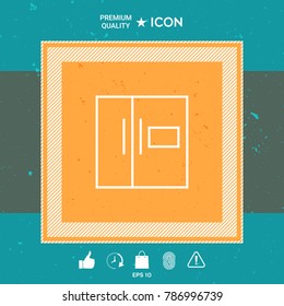 Refrigerator linear icon