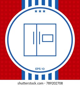 Refrigerator linear icon