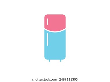 Diseño de logotipo de refrigerador, Plantilla de diseño de Vector