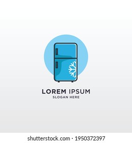 refrigerator logo. a unique, exclusive, elegant, professional, clean, simple, modern logo. It would be perfect for your company