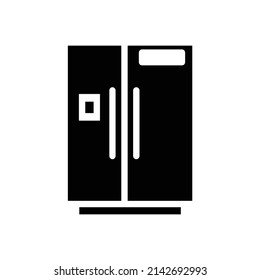refrigerador nuevo vector de icono simple