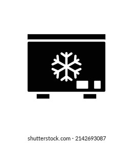 refrigerator new icon vector simple