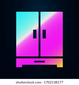 Refrigerator nolan icon. Simple thin line, outline vector of furniture icons for ui and ux, website or mobile application