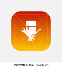 refrigerator repair icon