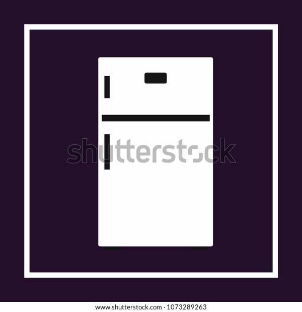 Refrigerator Symbols Icon Stock Vector (Royalty Free) 1073289263