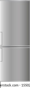 Refrigerator with two doors