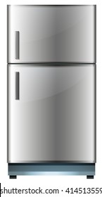 Kühlschrank mit zwei Türen, Illustration
