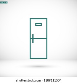 Refrigerator Vector icon