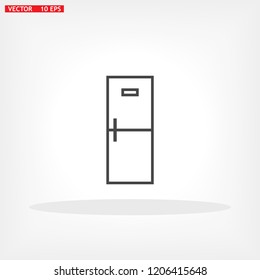 Refrigerator Vector icon