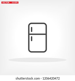 Refrigerator Vector icon