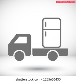 Refrigerator Vector icon
