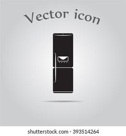 refrigerator vector icon