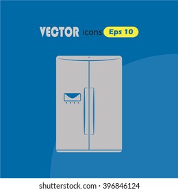 refrigerator vector icon