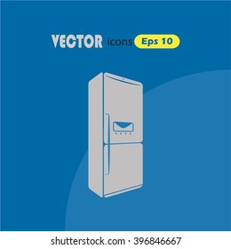 refrigerator vector icon